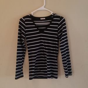 Black And White Stripped Shirt